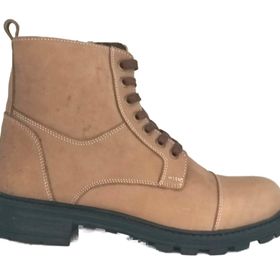 Bags Shoes INT2023K-021 Bej Erkek Nubuk Deri Spor Postal Bot