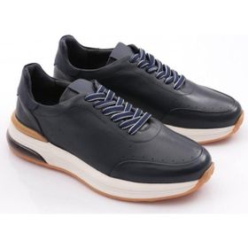 Bags Shoes Marcomen 19512 Deri Premium Casual Lacivert Erkek Günlük Ayakkabı