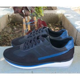 Bags Shoes PRX18006 Lacivert Erkek Hakiki Deri Günlük Casual Ayakkabı