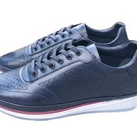 Bags Shoes PRX18012 Lacivert Erkek Hakiki Deri Günlük Casual Ayakkabı