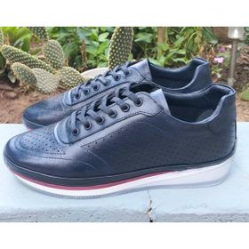 Bags Shoes PRX18012 Lacivert Erkek Hakiki Deri Günlük Casual Ayakkabı