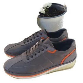 Bags Shoes PRX18019 Gri Erkek Deri Casual Günlük Ayakkabı
