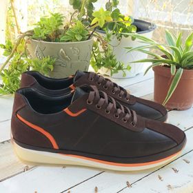 Bags Shoes PRX18019 Kahverengi Erkek Deri Casual Günlük Ayakkabı