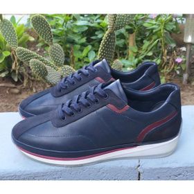 Bags Shoes PRX18019 Lacivert Erkek Deri Casual Günlük Ayakkabı
