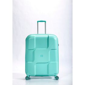 BAGzy Poliplan Mint Kırılmaz Unisex Büyük Boy Valiz