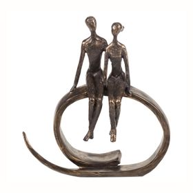 Bahar Dekoratif Sevgili Çift Couple Casablanca Biblo