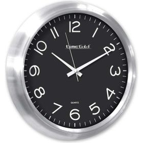 Bahat Metal Çerçeveli Salon Ofis Siyah 34 cm Duvar Saati