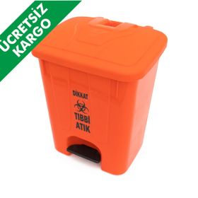 Bahattedarik Tıbbi Atık 40 lt Çöp Kovası