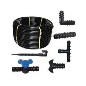 Bahçe 40 cm Delikli Boru 100 mt Damla Sulama Seti