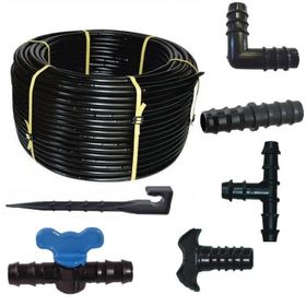 Bahçe 40 cm Delikli Boru 100 mt Damla Sulama Seti