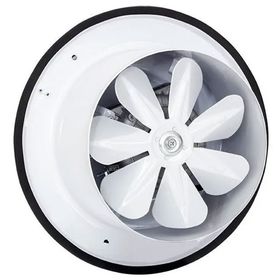 BAHÇİVAN Bahçıvan 16 cm çapında BB 160 2500 D/D 230 V Monofaze Aksiyel Baca Aspiratörü