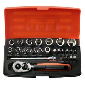 Bahco 25 Parça SL25 1/4 Lokma Takımı