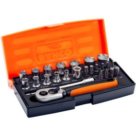 Bahco 25 Parça SL25 1/4 Lokma Takımı