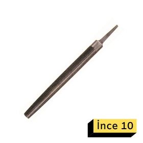Bahco İnce 10 Yarım Yuvarlak Eğe