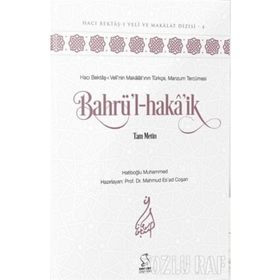 Bahrü'l-Haka'ik - Tam Metin Uzman Düzeyi - Prof. Dr. Mahmud Esad Coşan