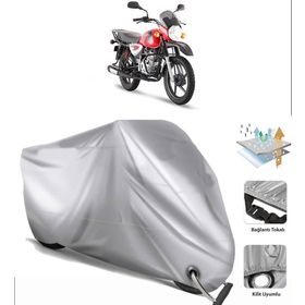 Bajaj Boxer Siyah Arka Çanta Uyumsuz Ultra Kalın Su Geçirmez Motor Brandası