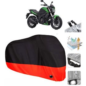Bajaj Dominar 400 UG Siyah Arka Çanta Uyumsuz Ultra Kalın Su Geçirmez Motor Brandası