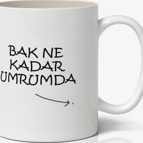 Bak Ne Kadar Umrumda Yazılı Baskılı Kupa