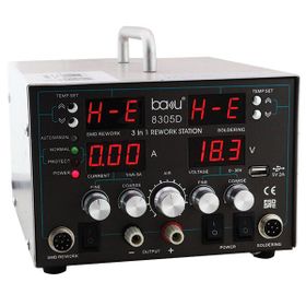Baku BK-8305D Isı Ayarlı-Üflemeli Digital Havya