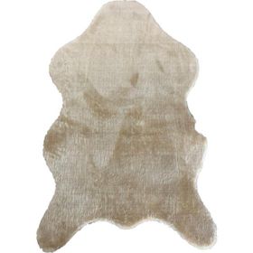 Balat Halı Kalın Kahverengi Peluş Post Halı 120x170