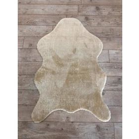 Balat Halı Kalın Kahverengi Peluş Post Halı 60x90