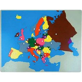Balatoyz Montessori Avrupa Kıtası Haritası Puzzle