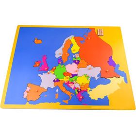 Balatoyz Montessori Avrupa Kıtası Haritası Puzzle