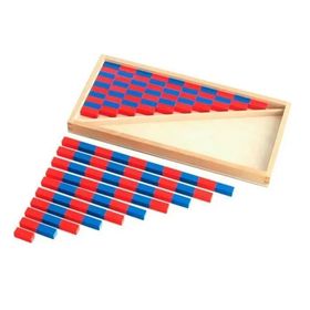 Balatoyz Montessori Küçük Kırmızı Mavi Çubuklar