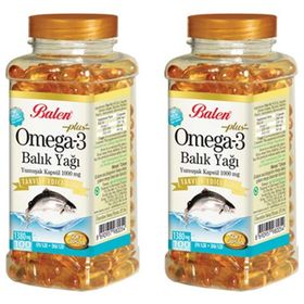 Balen 1000 mg 100 Kapsül 2 Adet Omega 3 Balık Yağı