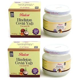 Balen 2x250 gr Soğuk Press Katı Hindistan Cevizi Yağı