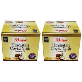 Balen 2x250 gr Soğuk Press Katı Hindistan Cevizi Yağı