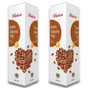 Balen 2x250 ml Doğal Keten Tohumu Yağı