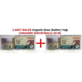 Balen 2x50 ml Organik Shea Butter Karite Yağı