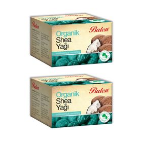 Balen 2x50 ml Organik Shea Butter Karite Yağı