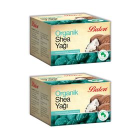 Balen 2x50 ml Organik Shea Butter Karite Yağı
