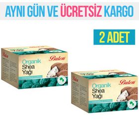 Balen 2x50 ml Organik Shea Butter Karite Yağı