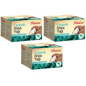 Balen 3x50 ml Organik Shea Butter Karite Yağı