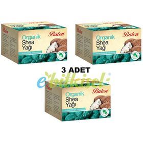 Balen 3x50 ml Organik Shea Butter Karite Yağı