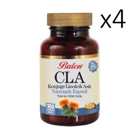 Balen CLA Aspir Yağı Konjuge Linoleik Asit 4x100 Kapsül