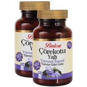 Balen Çörek Otu Yağı 1380 mg 2x80 Kapsül