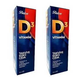 Balen D3 Vitamini 2x20 ml Sıvı