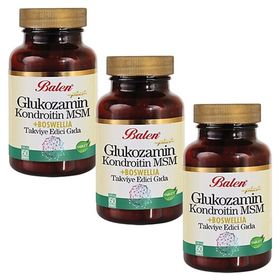 Balen Glukozamin Kondroitin MSM Boswellia 1200 mg 3x120 Tablet