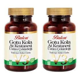 Balen Gotu Kola At Kestanesi Üzüm Çekirdeği 2x60 Kapsül
