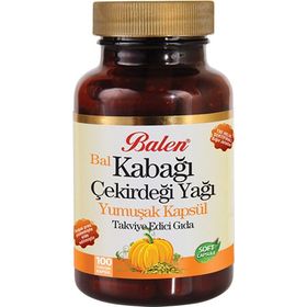 Balen Kabak Çekirdeği Yağı 100 Yumuşak Kapsül