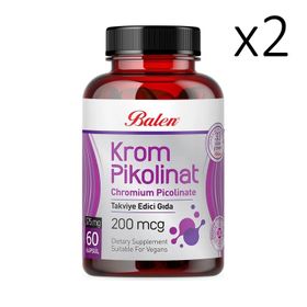 Balen Krom Pikolinat 2x60 Kapsül