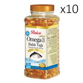Balen Omega-3 1380 mg 10x200 Kapsül Balık Yağı