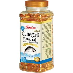Balen Omega 3 200 Kapsül 1000 mg Balık Yağı