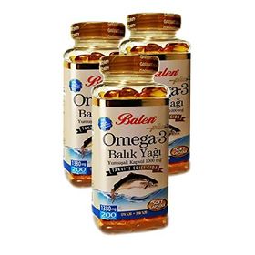 Balen Omega 3 3x200 Kapsül 1380 mg Balık Yağı