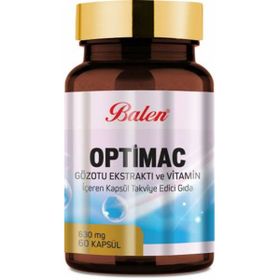 Balen Optimac Gözotu Ekstratı Vitamin 630 mg İçeren 60 Kapsül