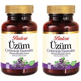 Balen Üzüm Çekirdeği Ekstraktı 2x60 Kapsül